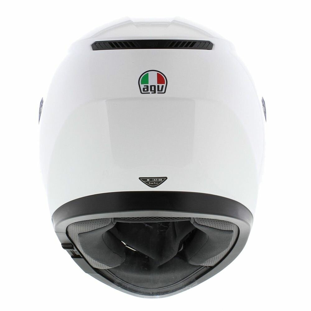 AGV K3 Mono gloss wit Seta