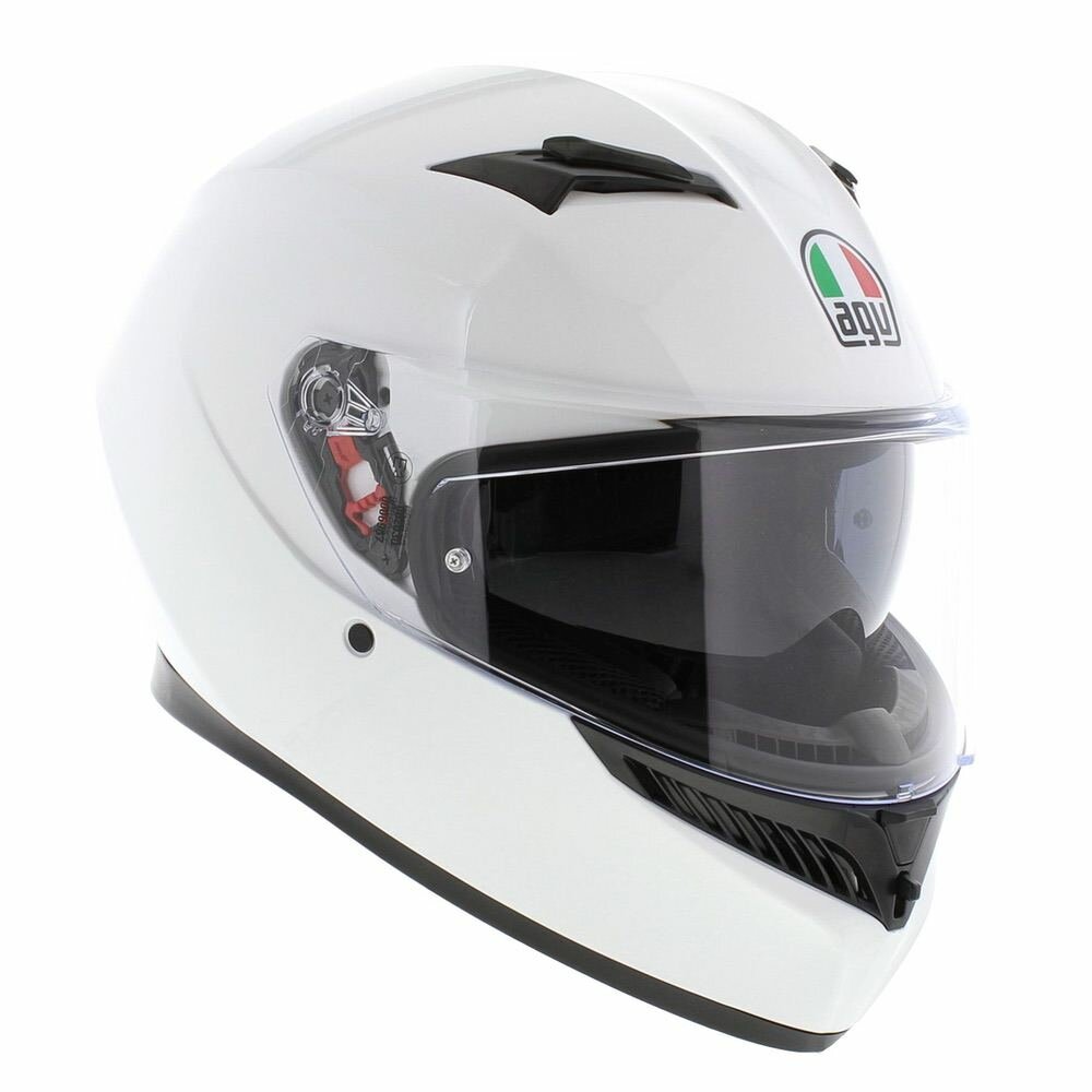 AGV K3 Mono gloss wit Seta