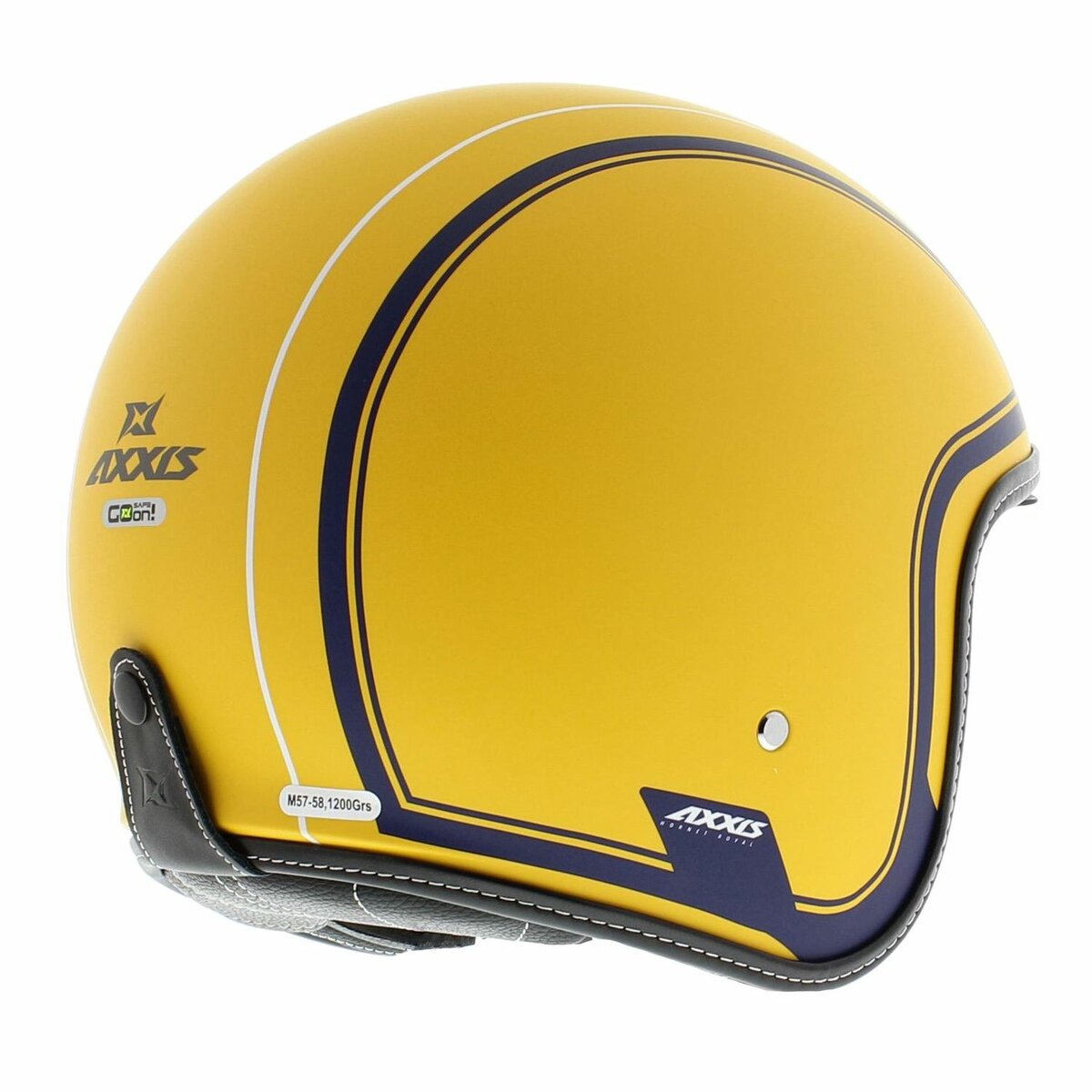 Axxis Hornet SV helmet Royal C3 matt yellow