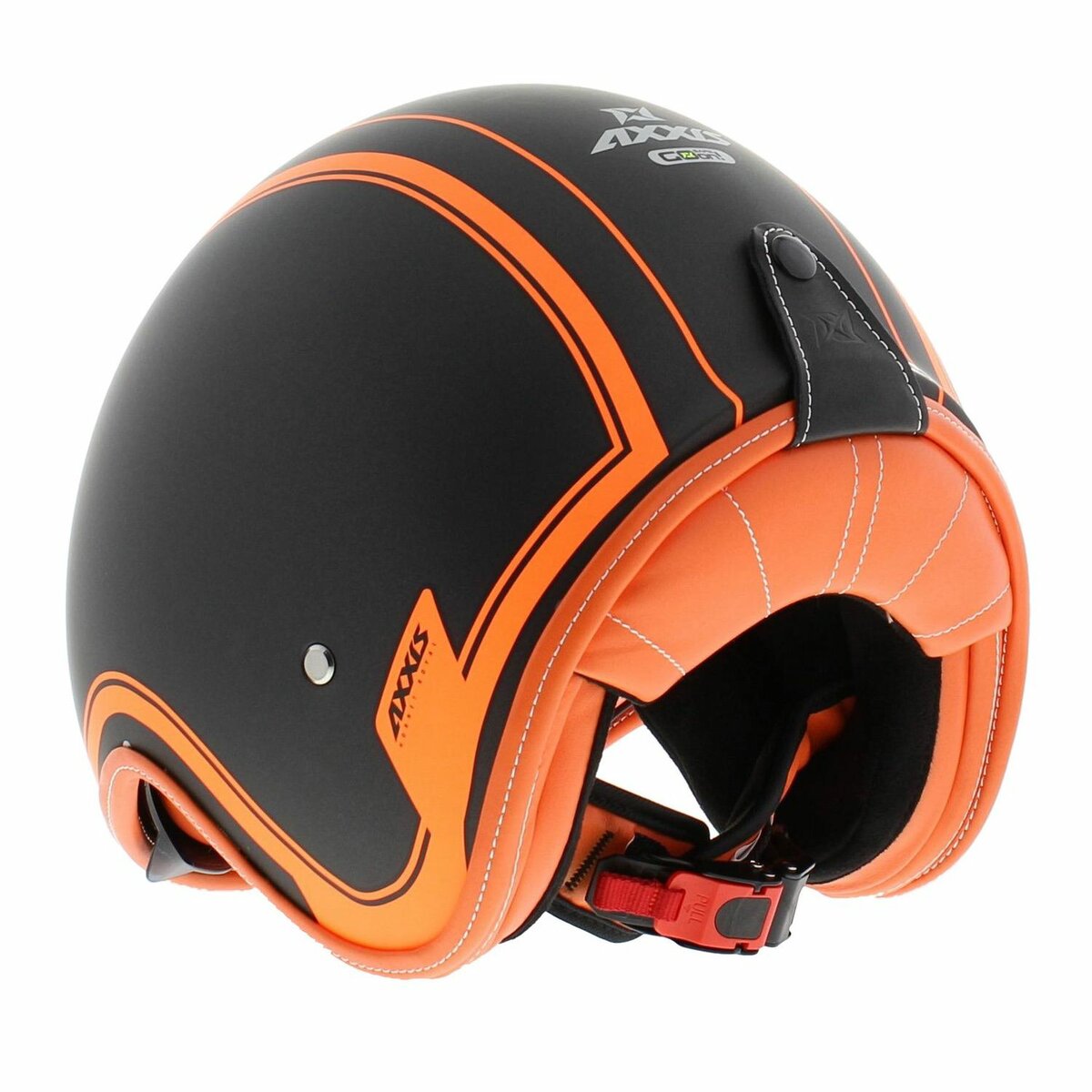 Axxis Hornet SV helmet Royal A4 matt black fluor orange