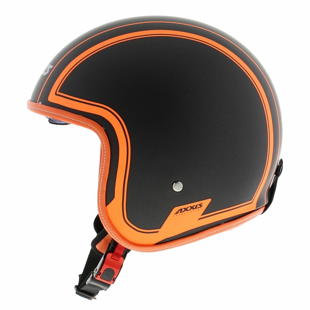 Axxis Hornet SV helmet Royal A4 matt black fluor orange
