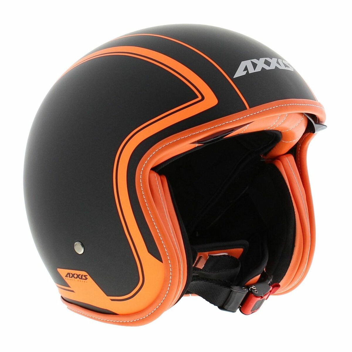 Axxis Hornet SV helmet Royal A4 matt black fluor orange