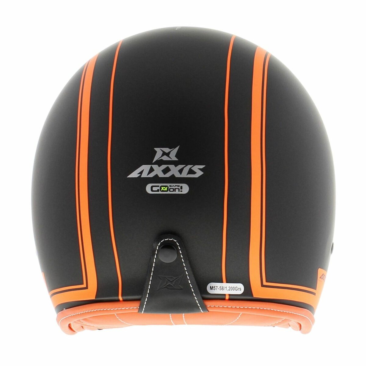Axxis Hornet SV helmet Royal A4 matt black fluor orange