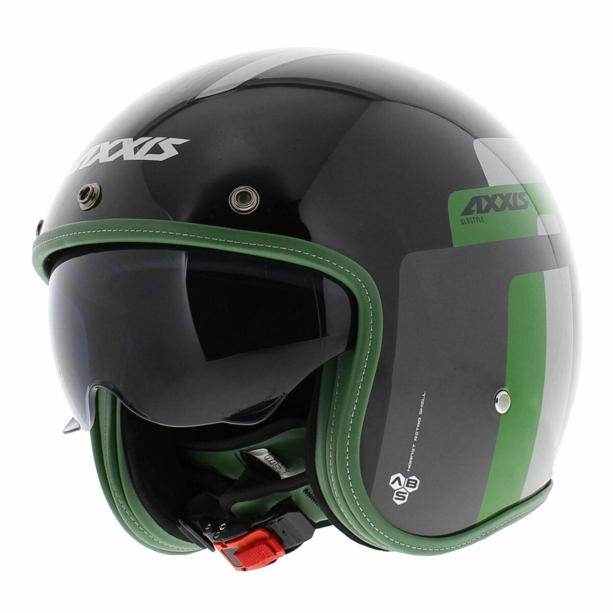 Axxis Hornet SV helmet Old Style B6 gloss green