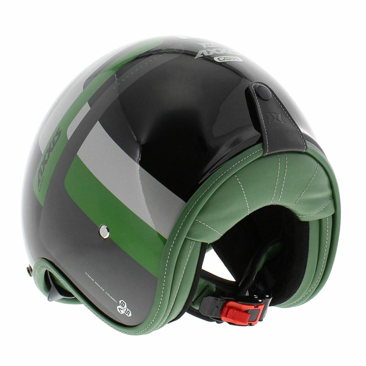 Axxis Hornet SV helmet Old Style B6 gloss green