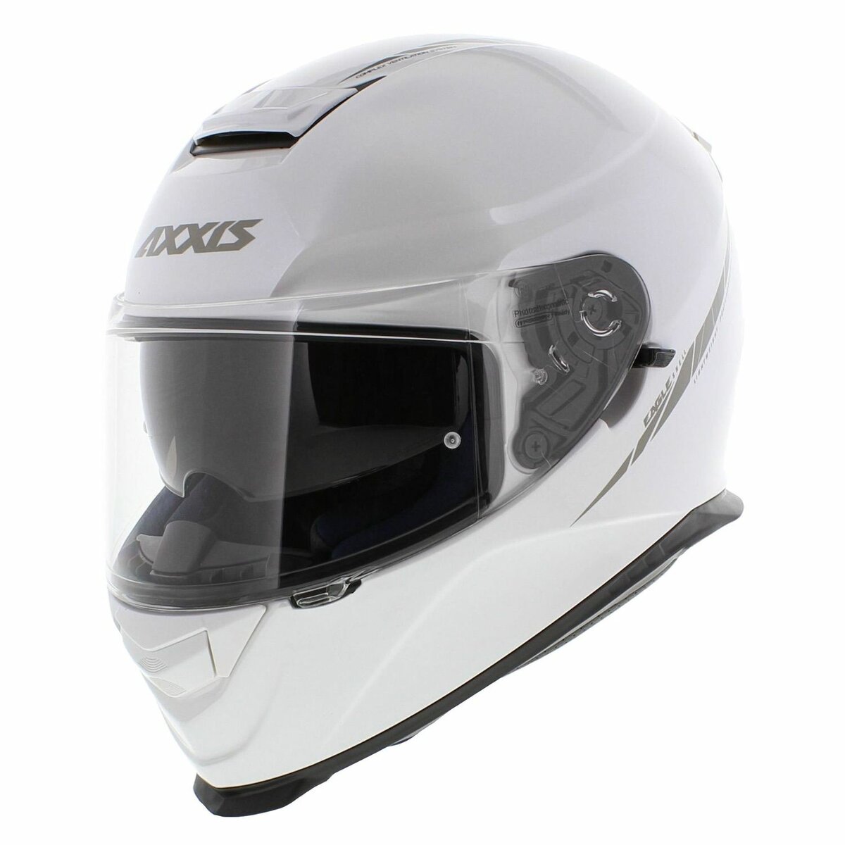 Axxis Eagle SV Full Face Motorcycle Scooter Helmet Solid gloss white