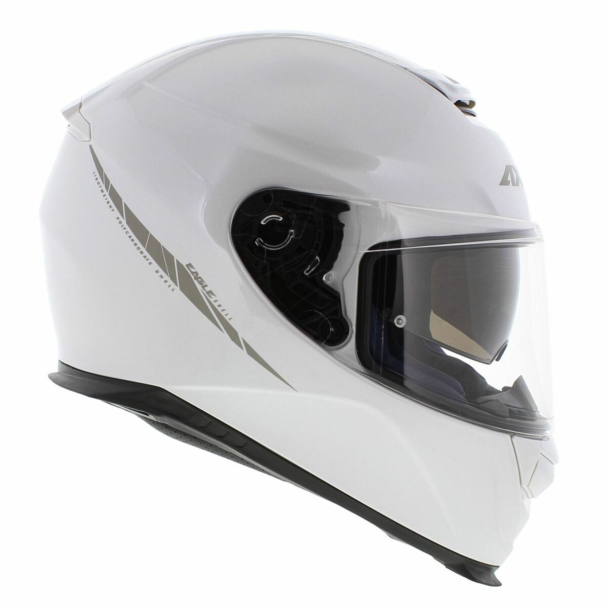 Axxis Eagle SV Full Face Motorcycle Scooter Helmet Solid gloss white