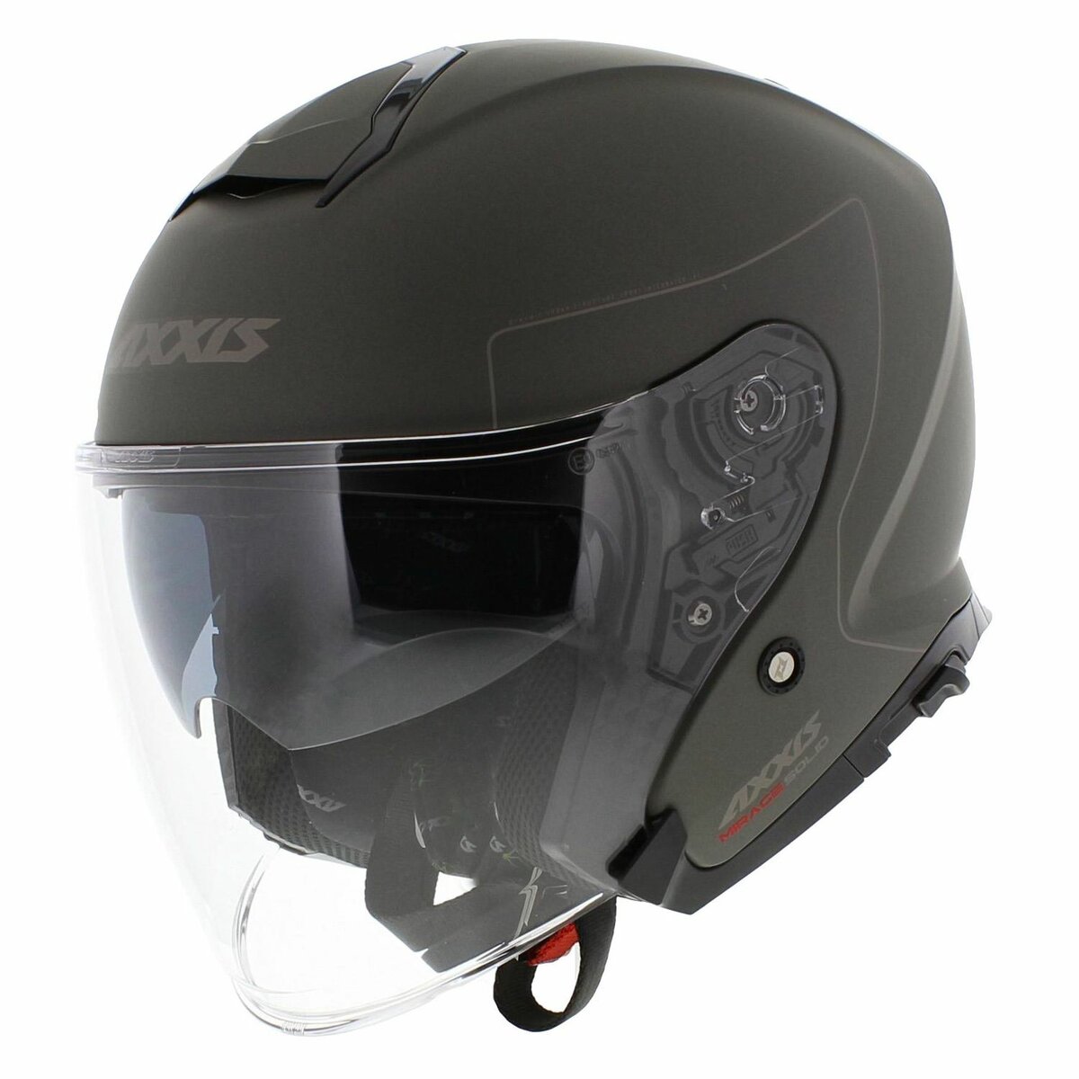 Axxis Mirage SV open face helmet Solid A2 - Matt Titanium