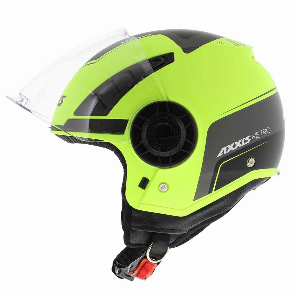 Axxis Metro helmet Boulevard matt fluor yellow