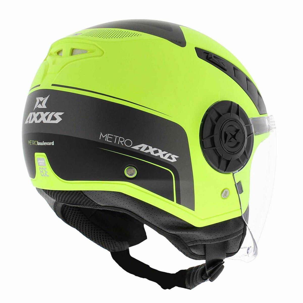 Axxis Metro helmet Boulevard matt fluor yellow