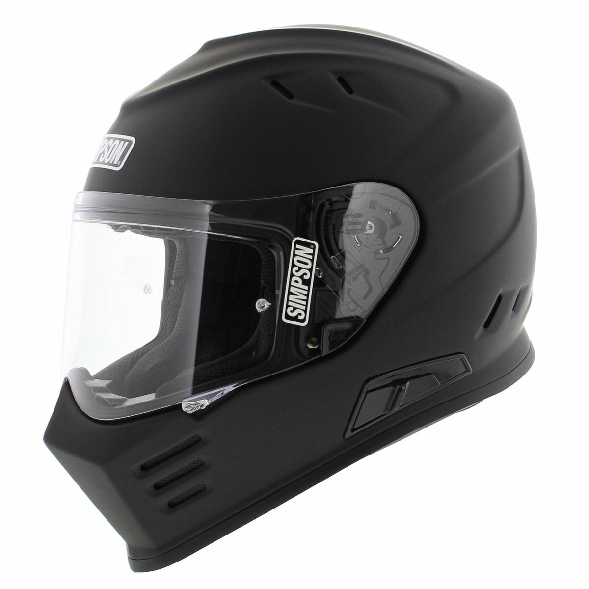 Simpson Venom Motorcycle Helmet matt black (22.06)