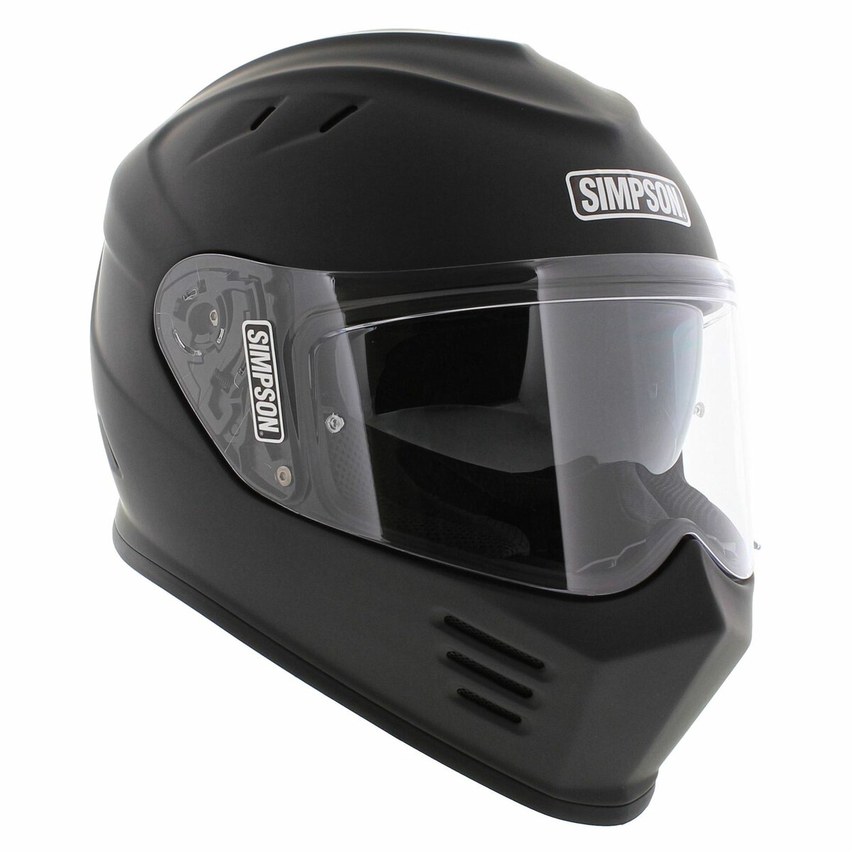 Simpson Venom Motorcycle Helmet matt black (22.06)