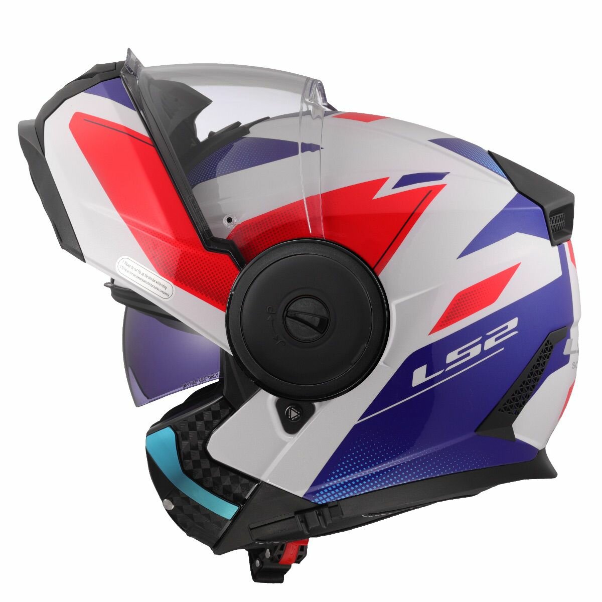 LS2 FF902 Scope II helmet Duria white blue red