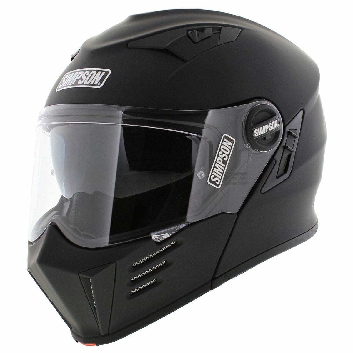 Simpson Darksome Modular Motorcycle Helmet matt black (22.06)