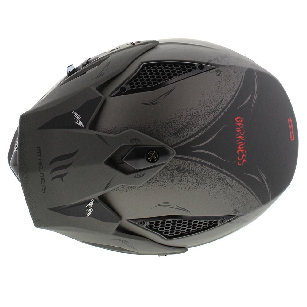 MT Streetfighter SV Darkness helmet matt black grey