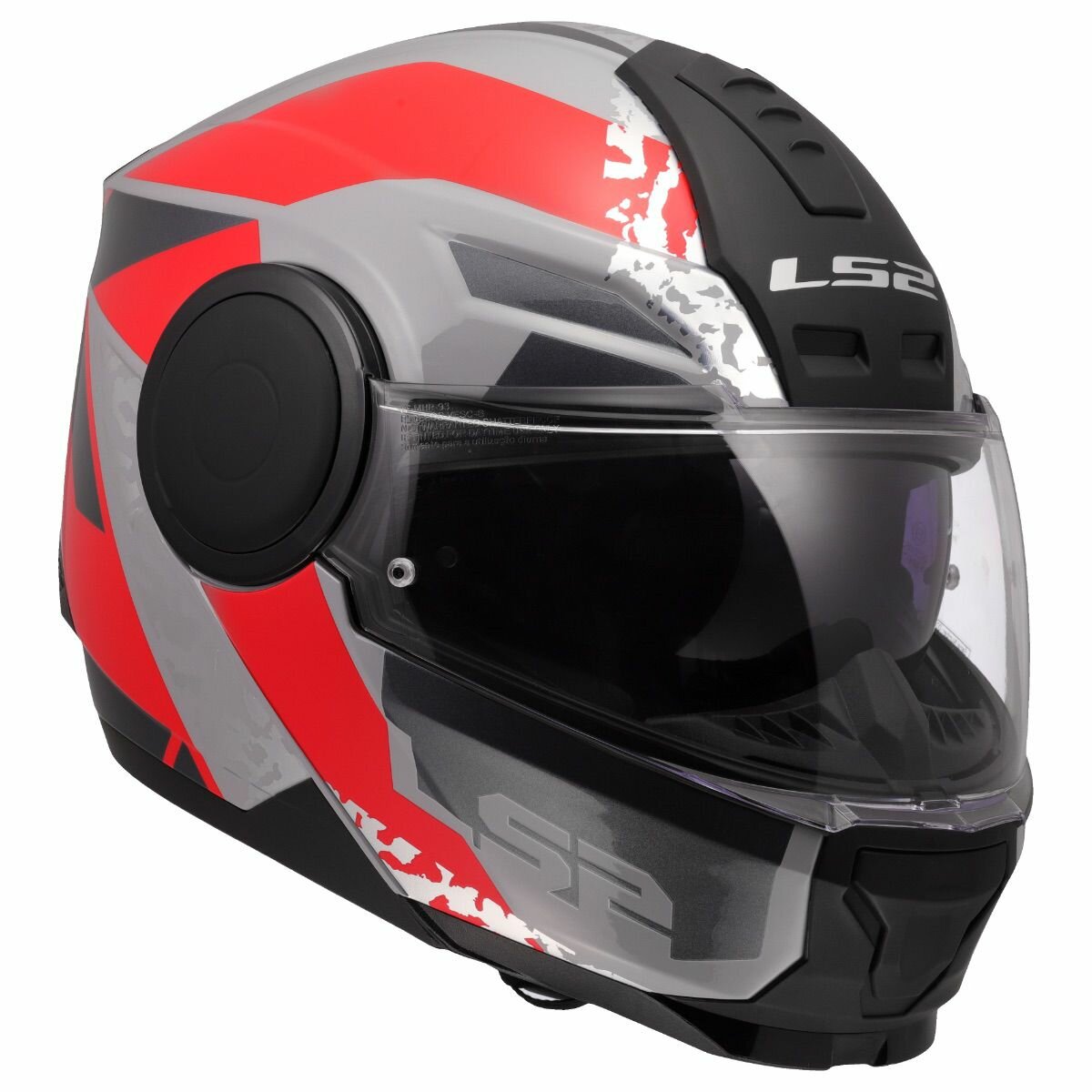 LS2 FF902 Scope II helmet Oxyd grey red
