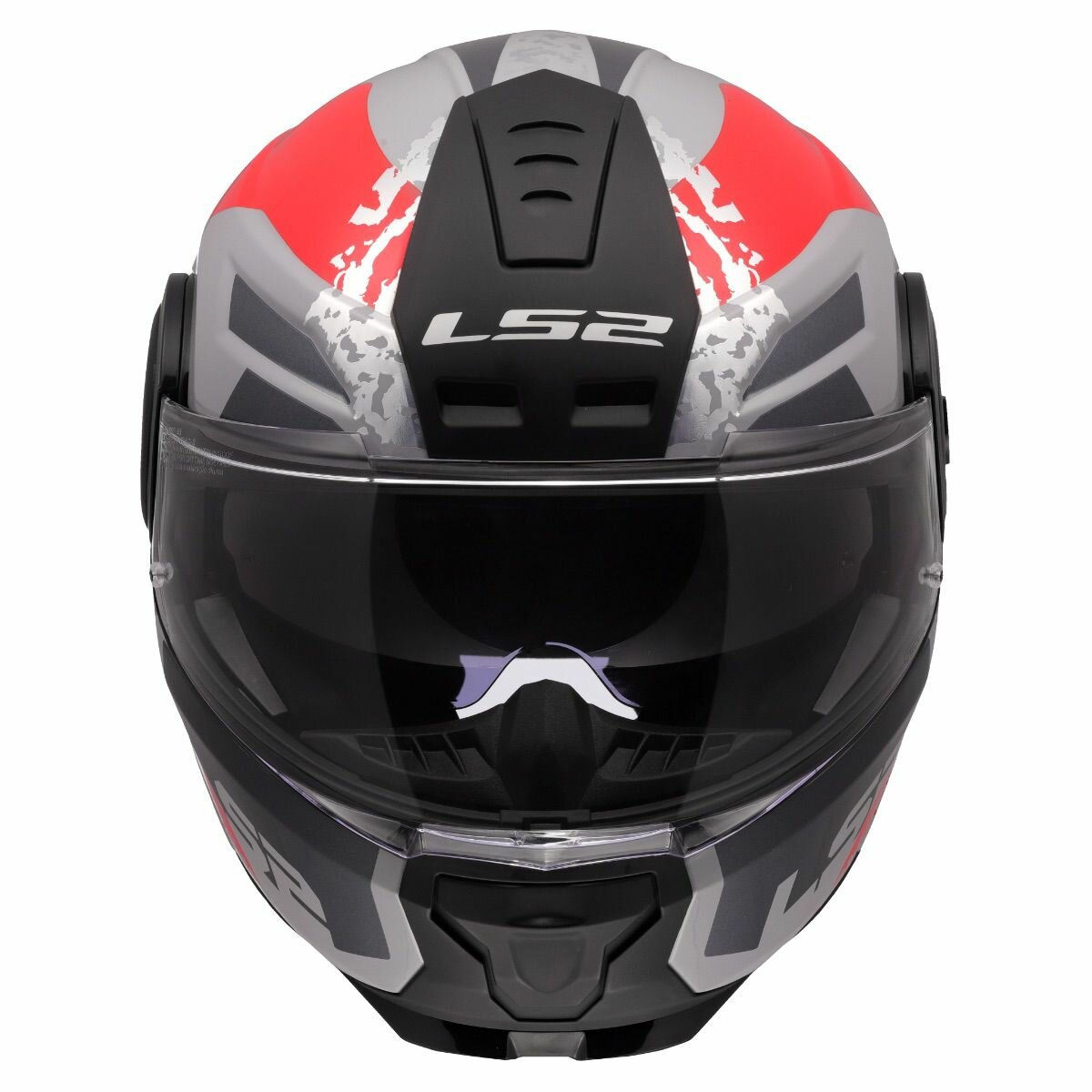 LS2 FF902 Scope II helmet Oxyd grey red