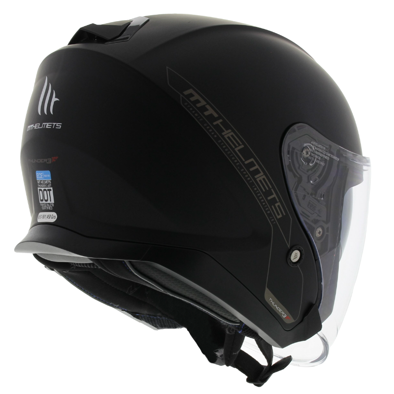MT Thunder 3 SV Jet helmet mat black