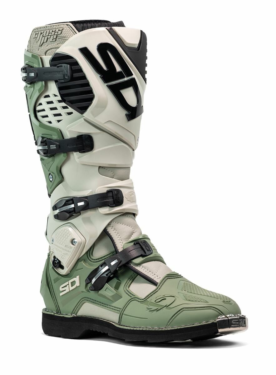 Sidi Crossfire 3 MX off road boots Army Sand