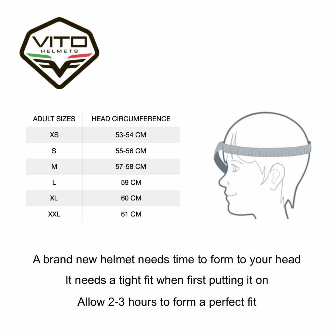 Vito jet helmet Lavori matt black red deco