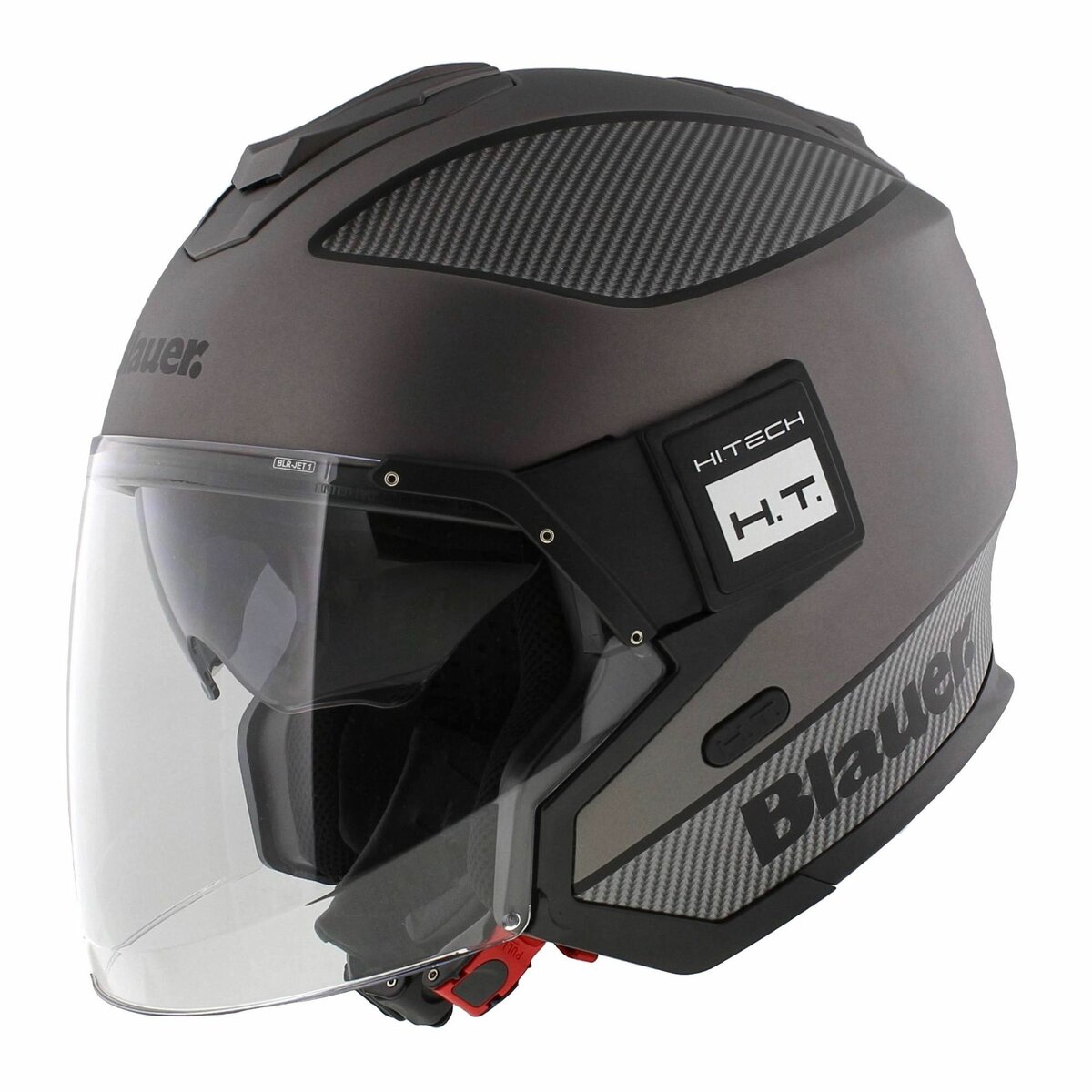 Blauer Solo jet helmet titanium carbon black