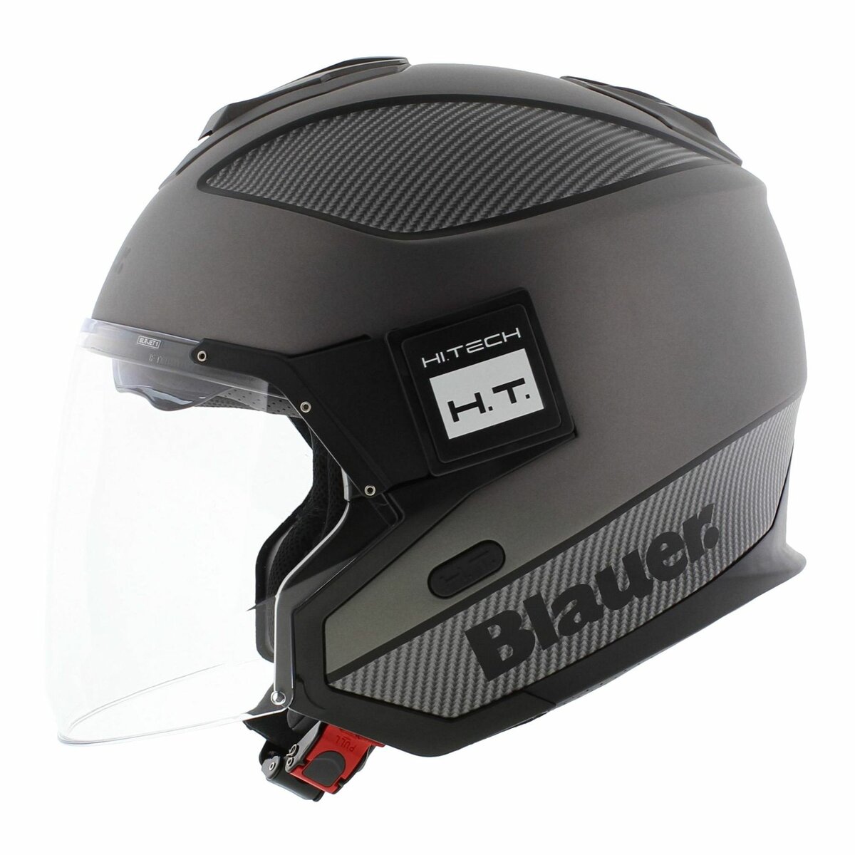 Blauer Solo jet helmet titanium carbon black