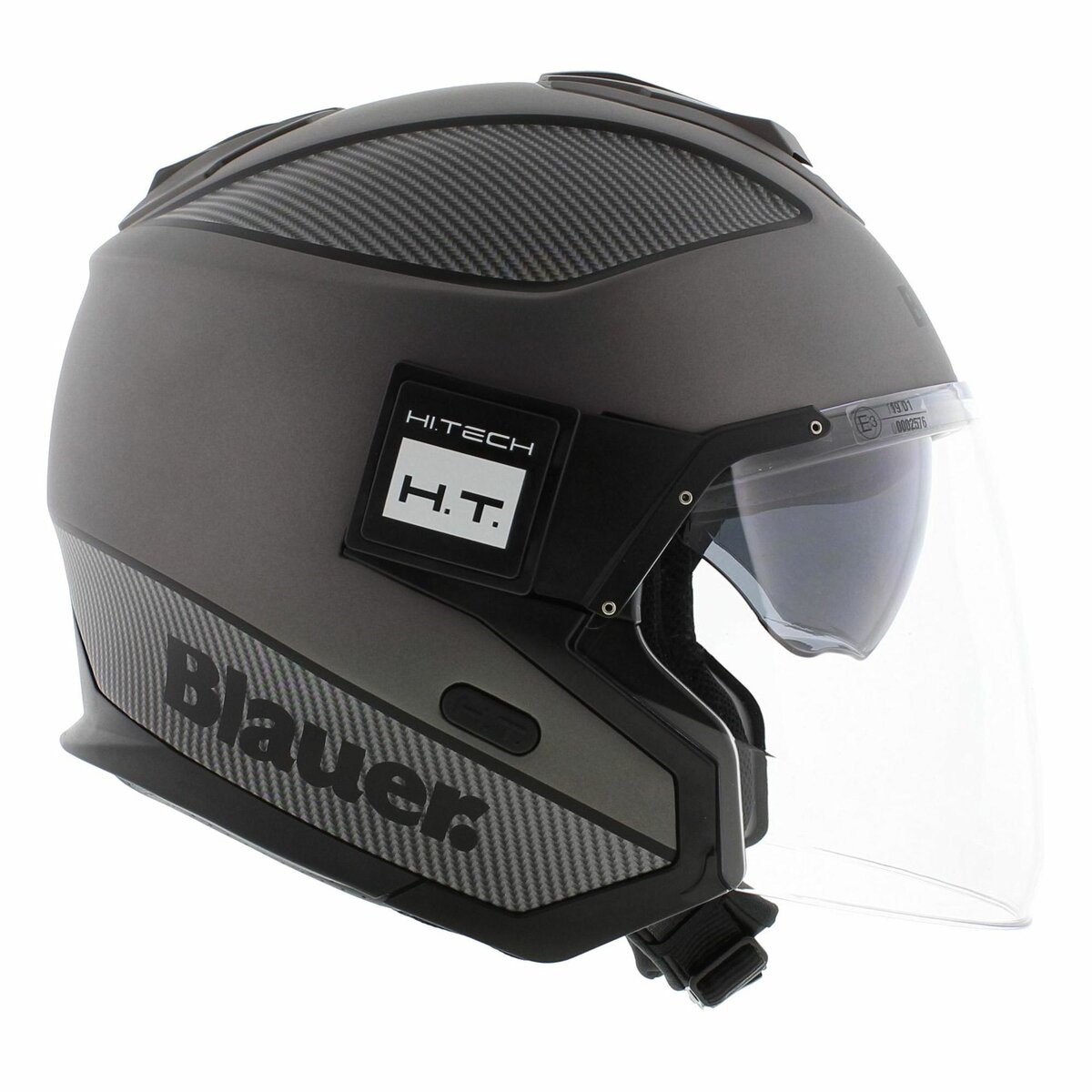 Blauer Solo jet helmet titanium carbon black