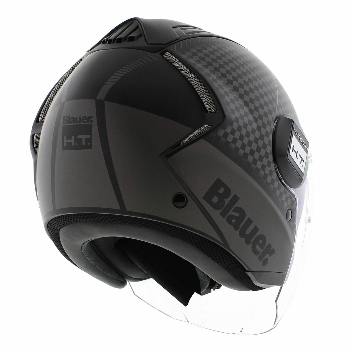 Blauer Real B jet helmet matt black titanium grey
