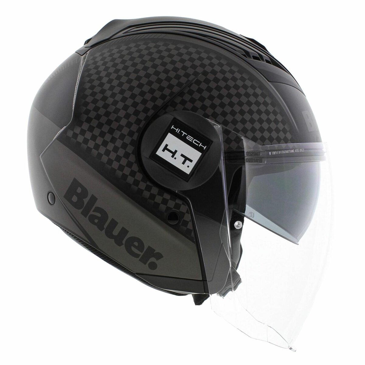 Blauer Real B jet helmet matt black titanium grey