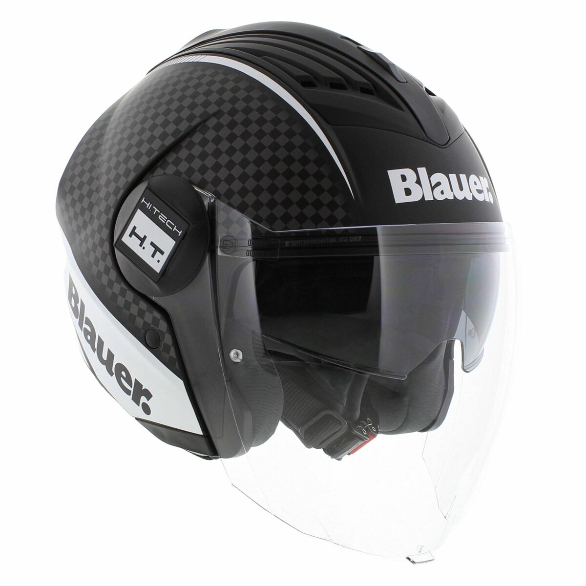 Blauer Real B jet helmet matt black titanium white
