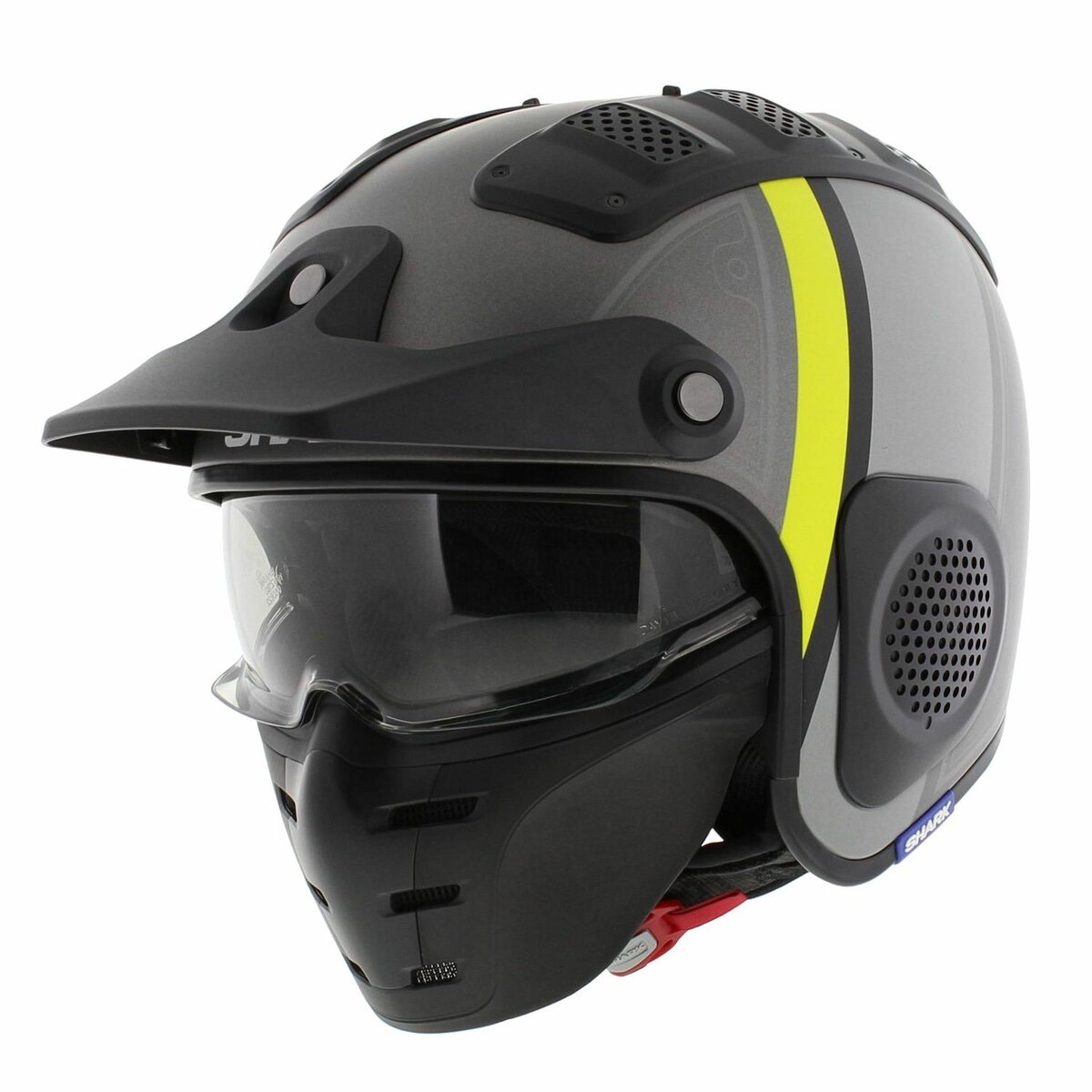 Shark X-Drak Trial Helmet Terrence matt anthracite yellow AAY