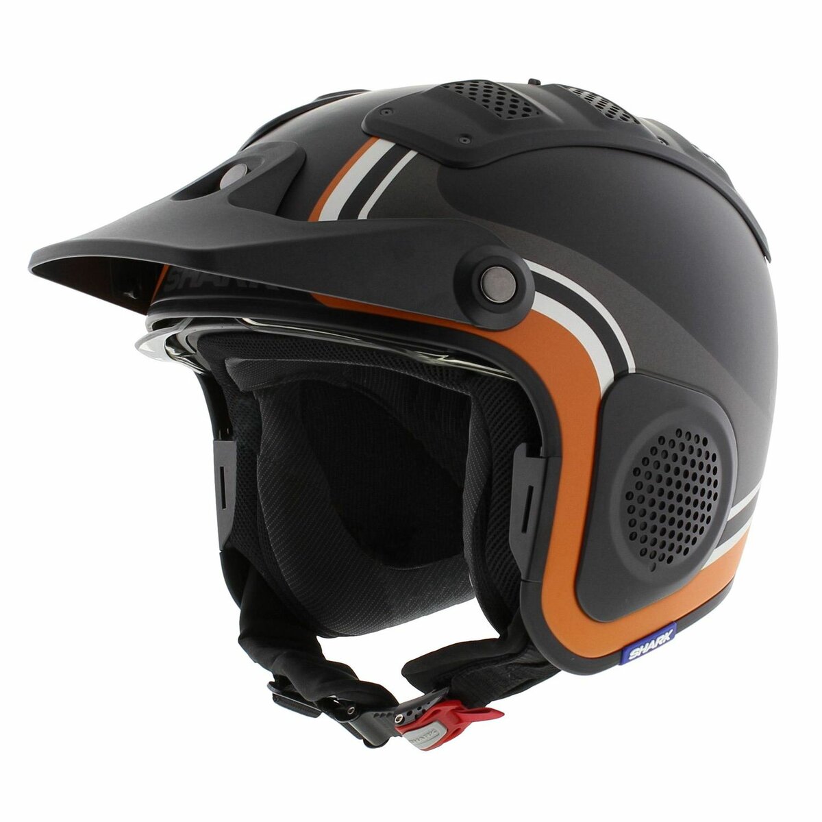 Shark X-Drak Trial Helmet Hister matt black anthracite orange KAO