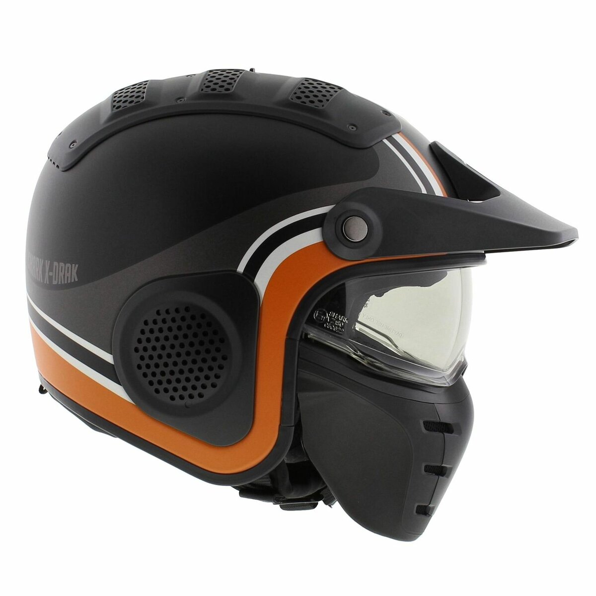 Shark X-Drak Trial Helmet Hister matt black anthracite orange KAO