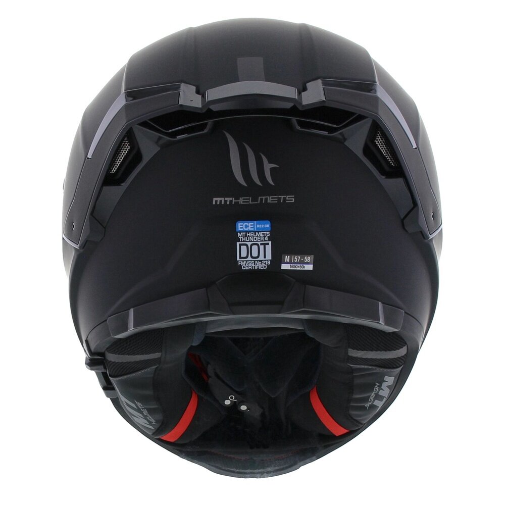 MT Thunder 4 SV full face helmet solid matt black