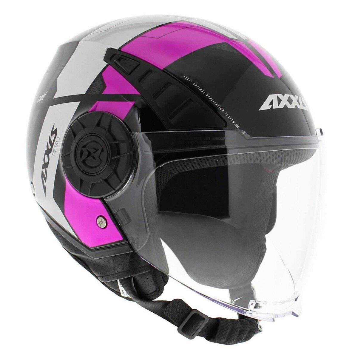 Axxis Metro helmet Cool gloss fluor pink
