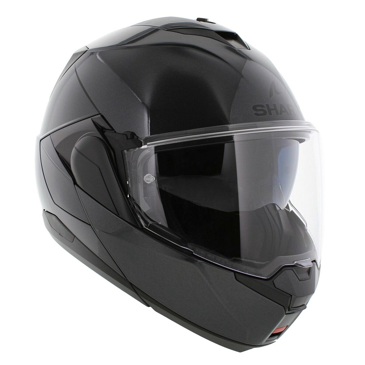 Shark Oxo Modular Helmet Blank - Gloss Anthracite Grey - A05