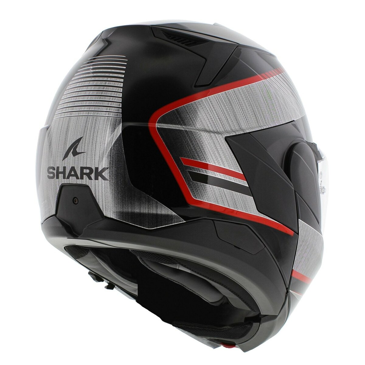 Shark Oxo Modular Helmet Sikter - Gloss Black Silver Red