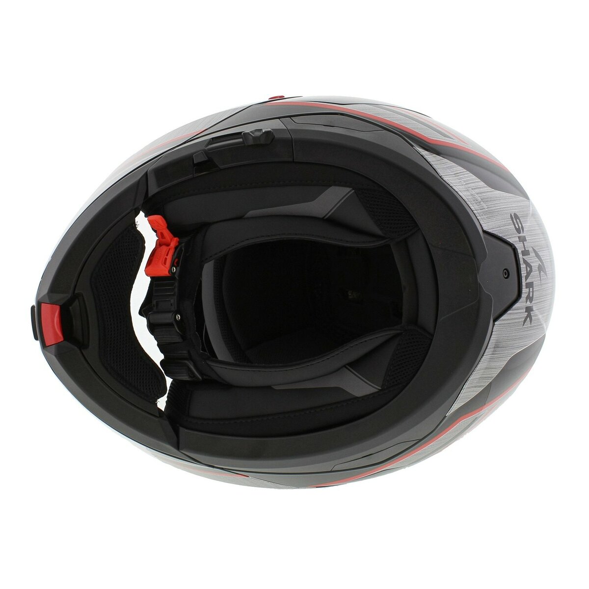 Shark Oxo Modular Helmet Sikter - Gloss Black Silver Red