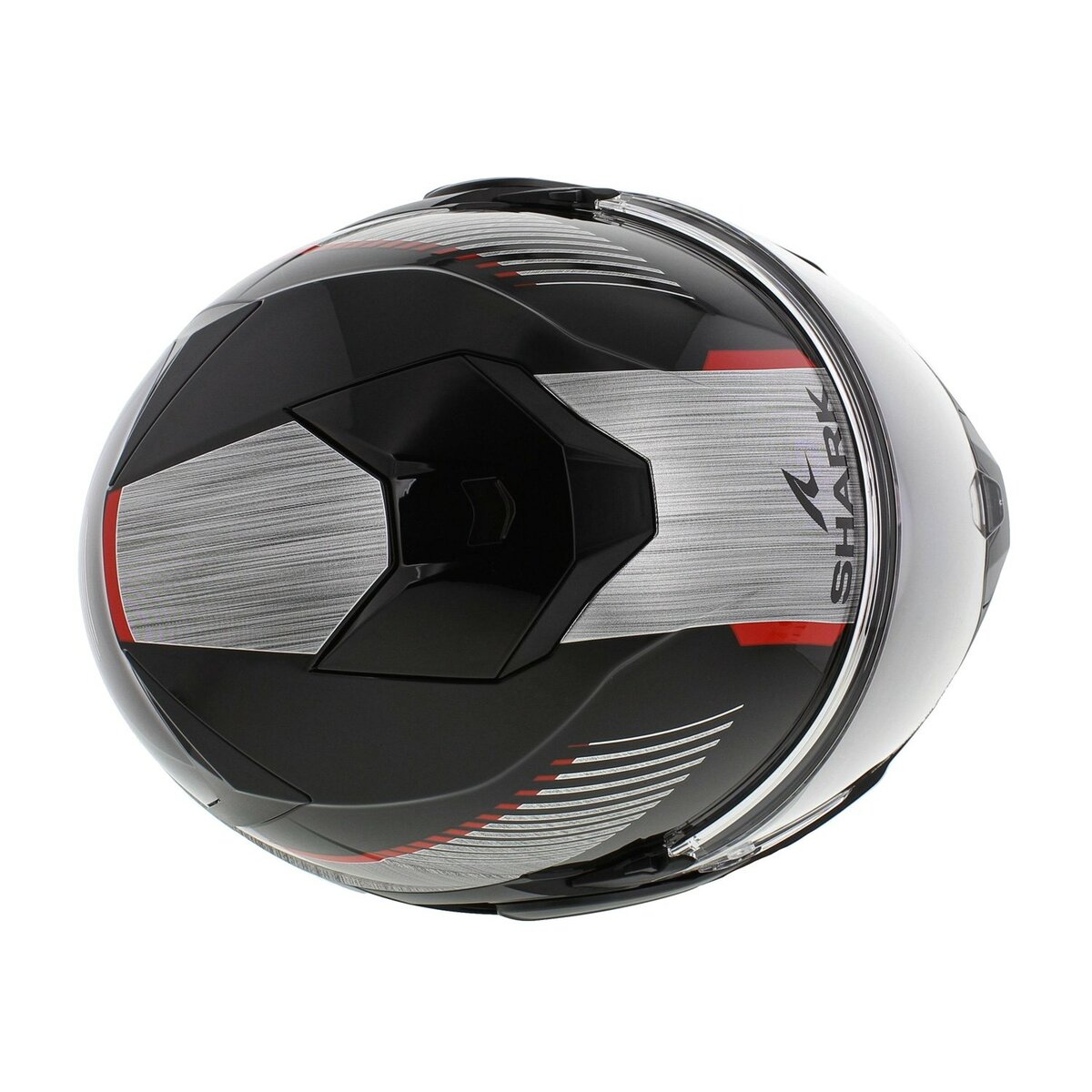 Shark Oxo Modular Helmet Sikter - Gloss Black Silver Red