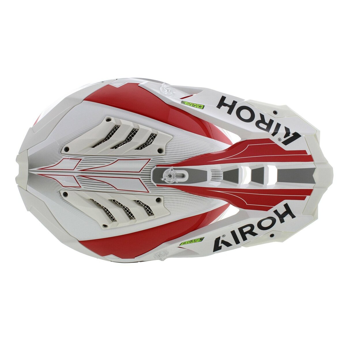 Airoh Helmet Aviator 3 AMS² Saber gloss red white black