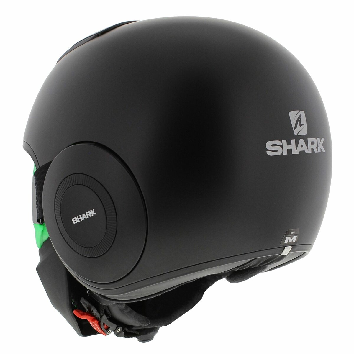 Shark Street Drak matt black green - Special Edition free Anthracite Mask