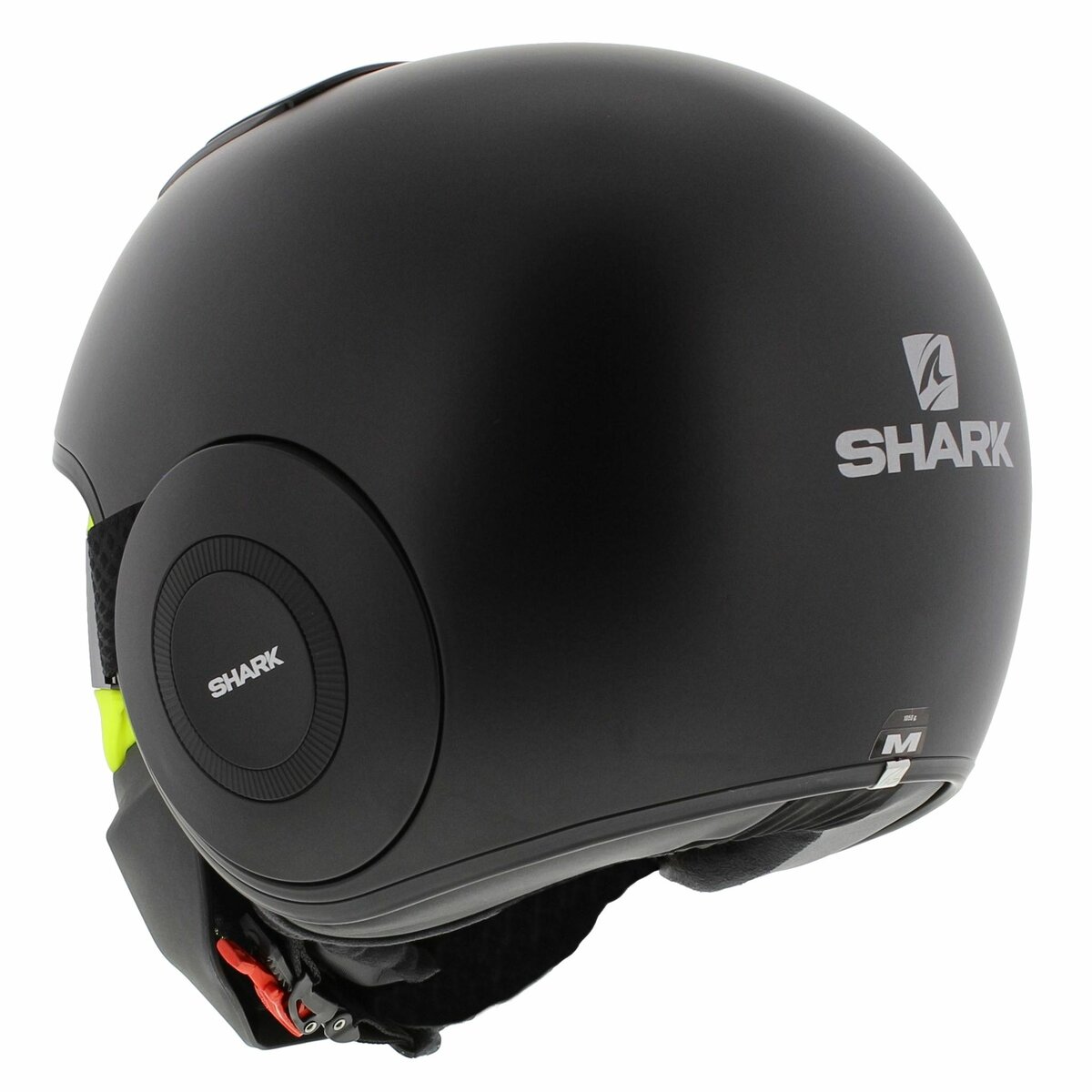 Shark Street Drak matt black yellow - Special Edition free Anthracite Mask
