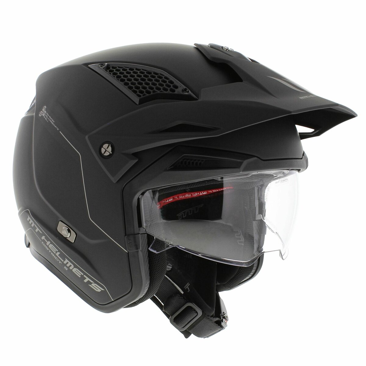 MT District S SV helmet matt black
