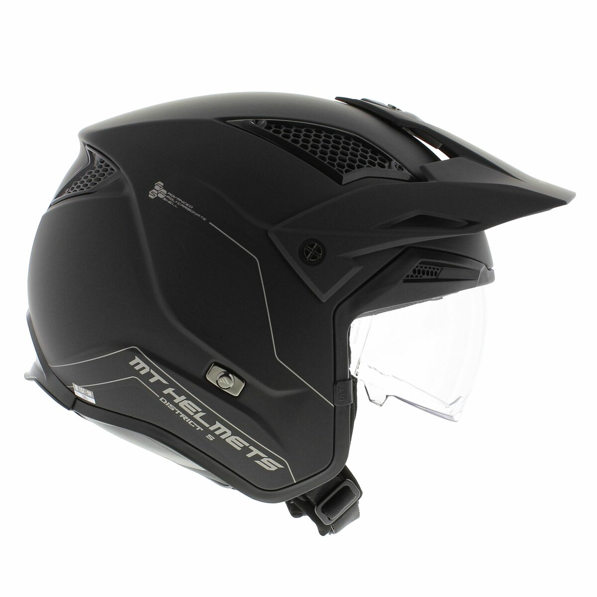 MT District S SV helmet matt black