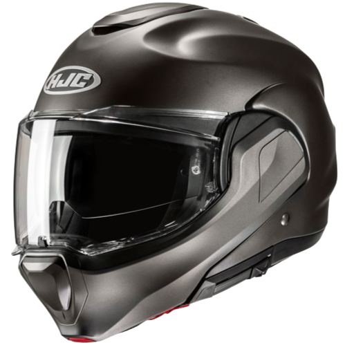 HJC F100 Modular Helmet Semi Flat Titanium