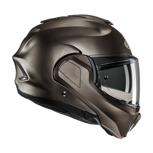 HJC F100 Modular Helmet Semi Flat Titanium