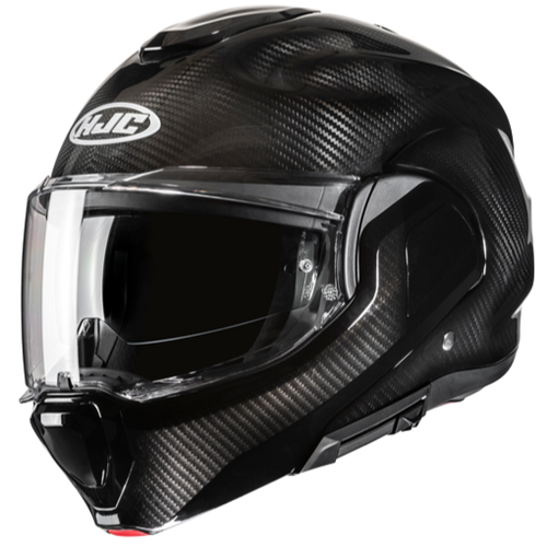 HJC F100 Modular Helmet Gloss Carbon Black
