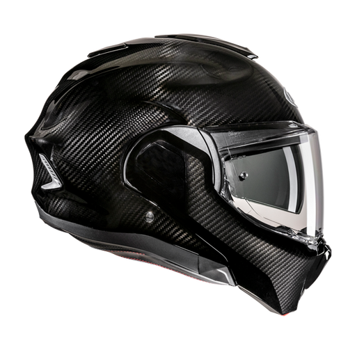HJC F100 Modular Helmet Gloss Carbon Black