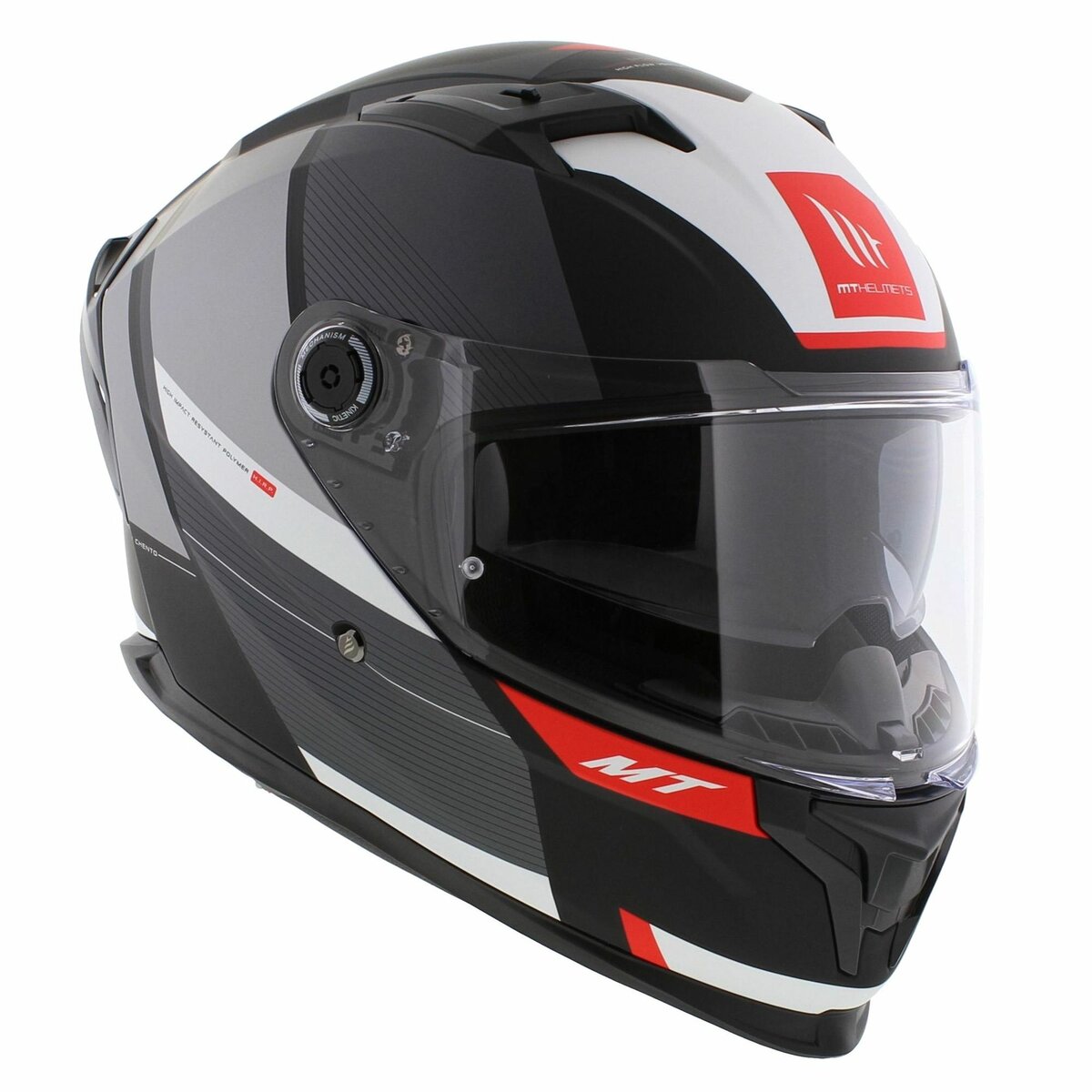 MT Braker SV helmet Chento matt grey black