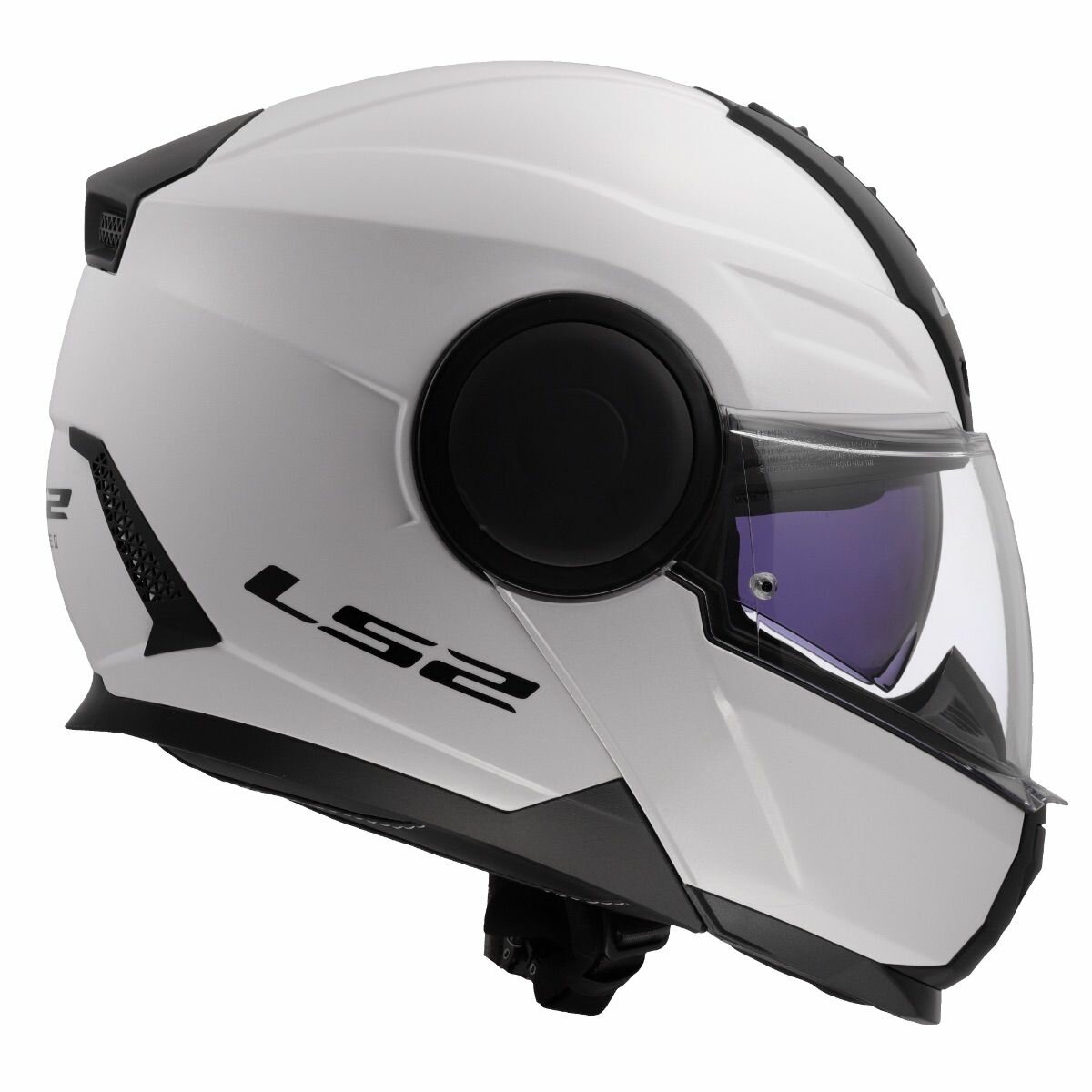 LS2 FF902 Scope II helmet solid gloss white